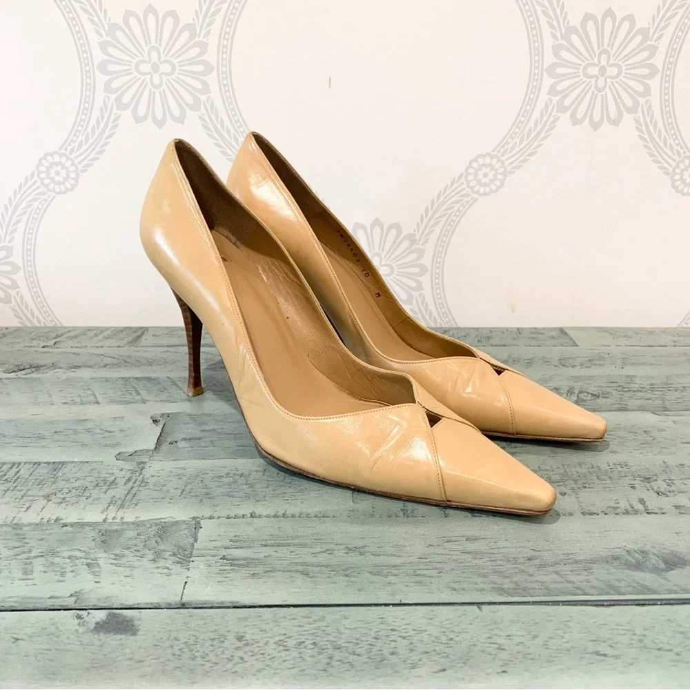 Stuart Weitzman Shoes Tan Pumps 10 - Picture 2 of 16